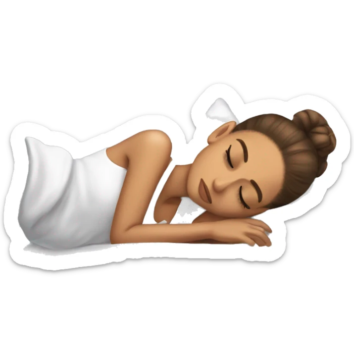 Ariana Grande sleeping sticker