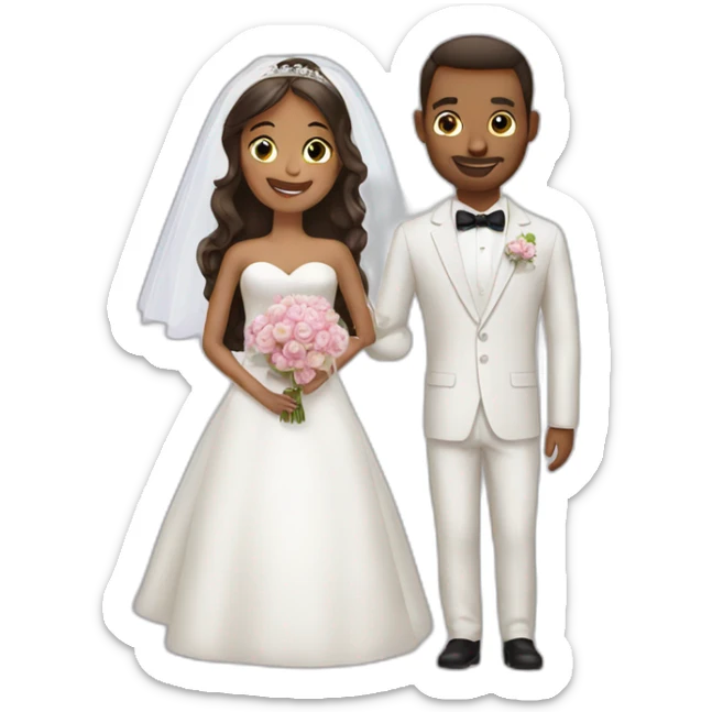 Wedding sticker