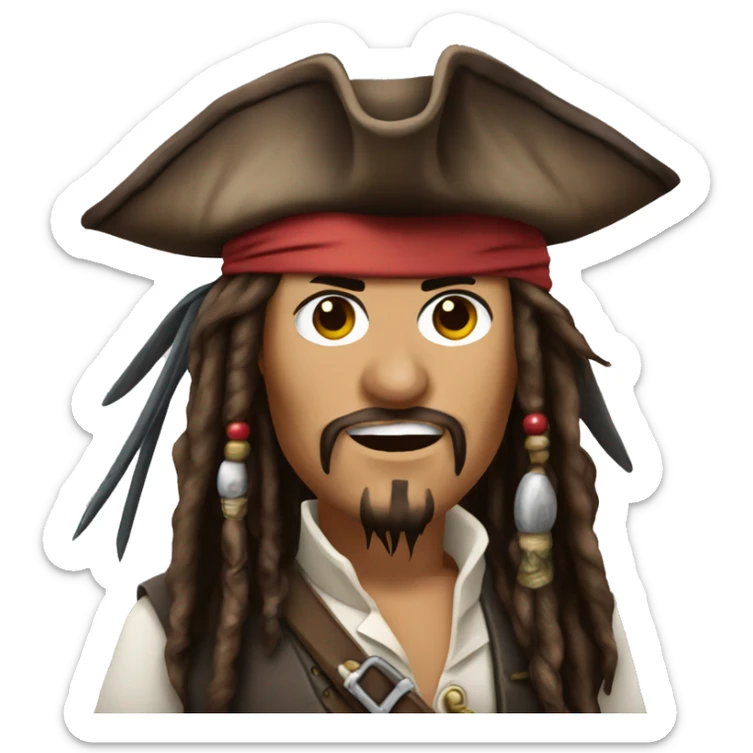 Jack sparrow  sticker