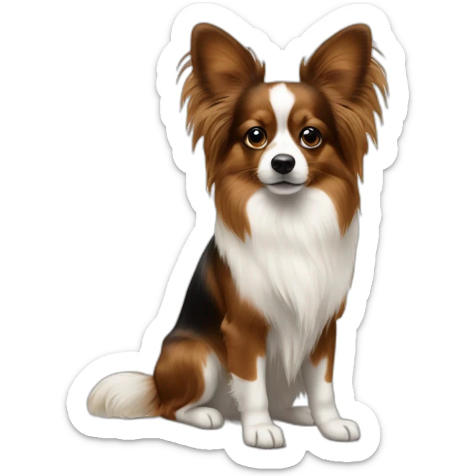 Papillon sticker