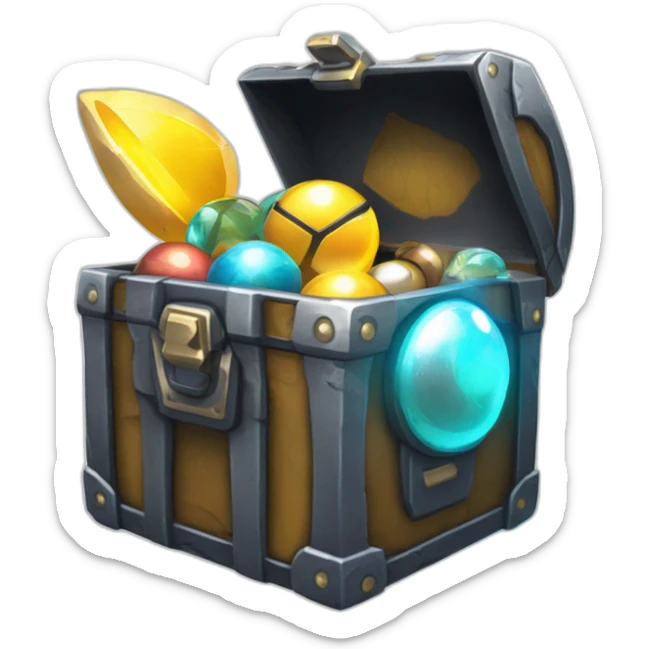 Pokemon Game LootCase Color Obsidian Rich Treasure Legendary Epic Pokeballs and Pokemons Inside this have Shiny Glow sticker