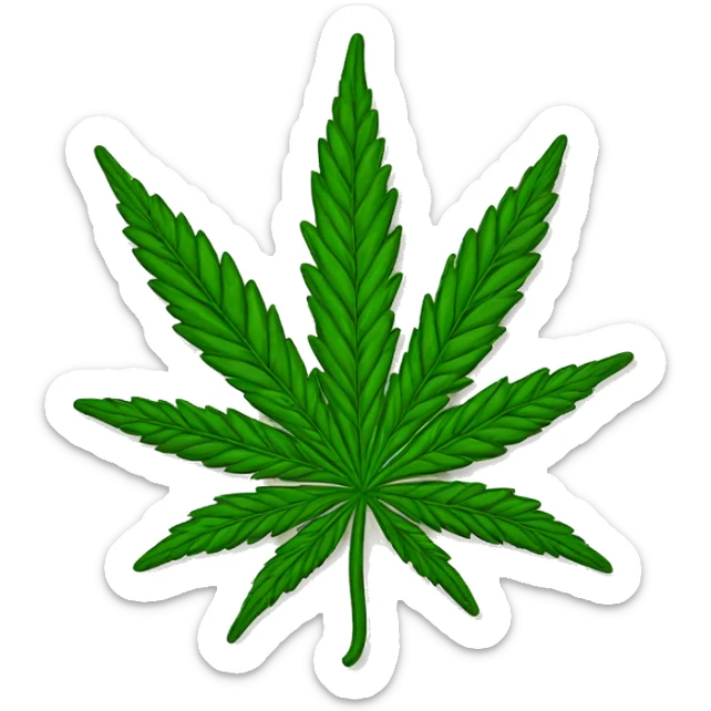 marijuana sticker