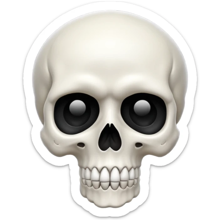 💀🤍 sticker