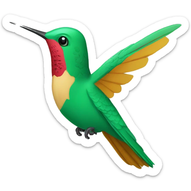 colibri sticker