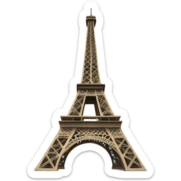 Eiffel tower sticker