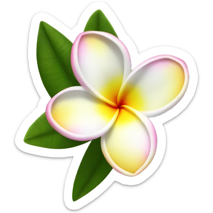 Plumeria sticker