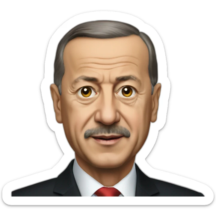 Recep Tayyip Erdogan sticker