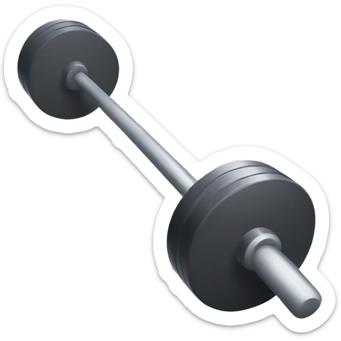Barbell sticker