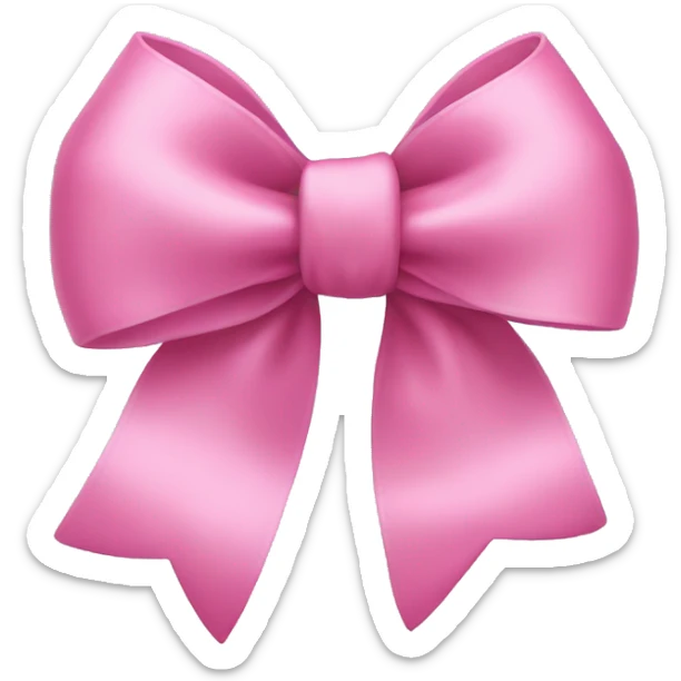 Pink bow  sticker
