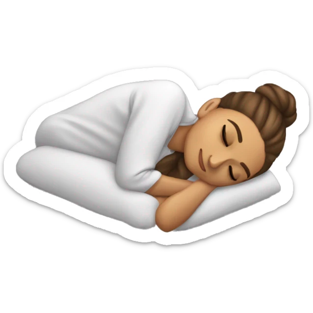 Ariana Grande sleeping sticker