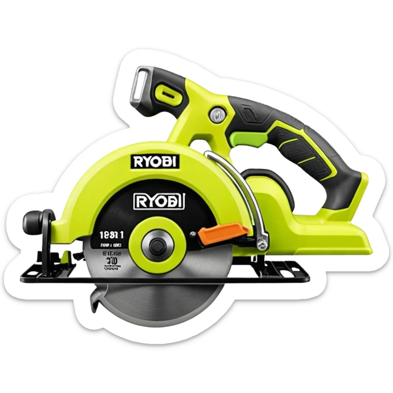 RYOBI ONE+ HP 18V Brushless Cordless 7-1/4 in. Circular Saw (Tool Only) PBLCS300B emoji style  sticker