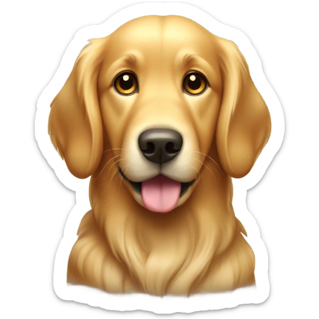 Golden retriever  sticker