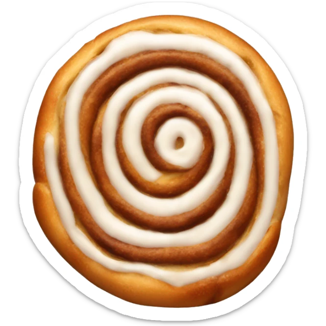 Cinnamon roll sticker