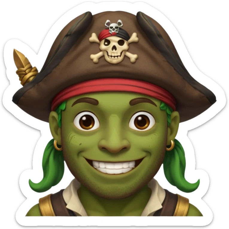 Create me an Emoji of grog from the game Sea of Thieves sticker