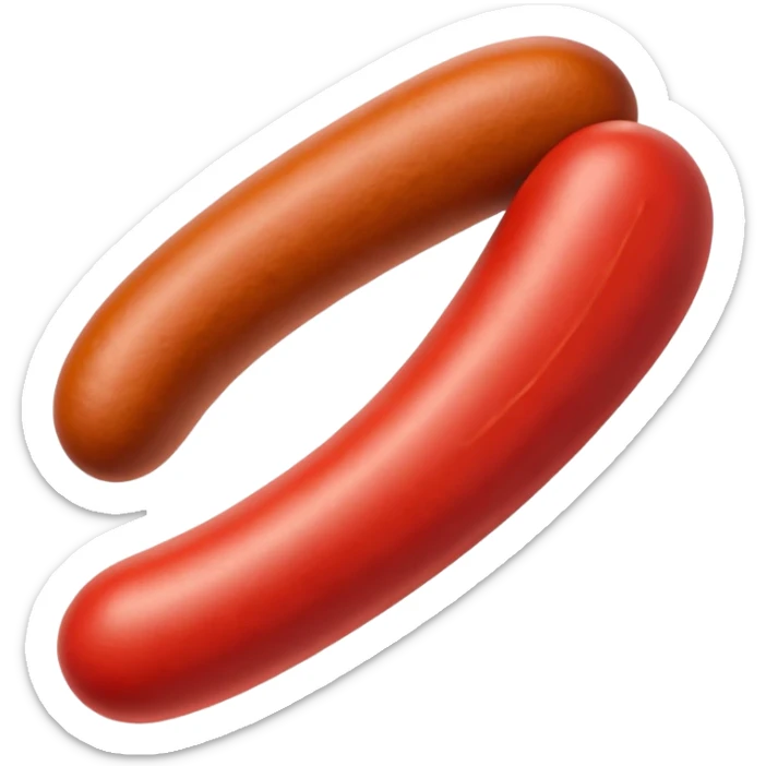 a long tongue cut out like a sausage, modeled after the Prljavo Kazalište band's emblem sticker