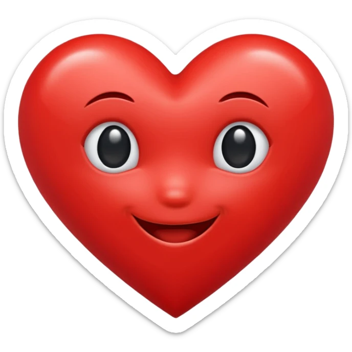 Happy heart  sticker