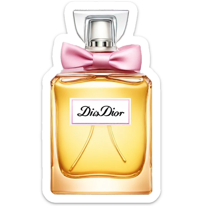 Miss dior perfume sticker