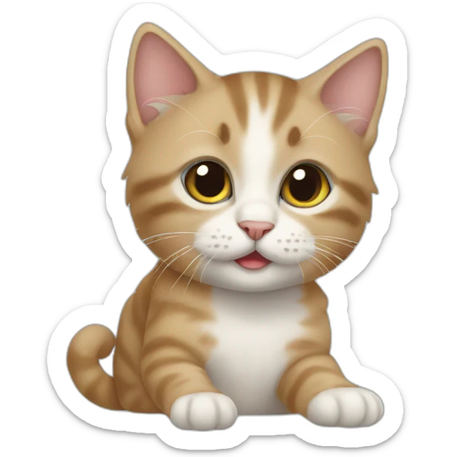 Kitten sticker