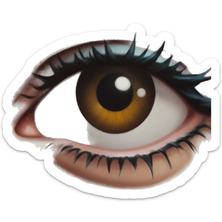 Startup Founder Jasmine in Harley Quinn style, oil paint, mysterious eyes, intricate lips, masterpiece portrait, odd perspective, beautiful, desirable, logical sticker