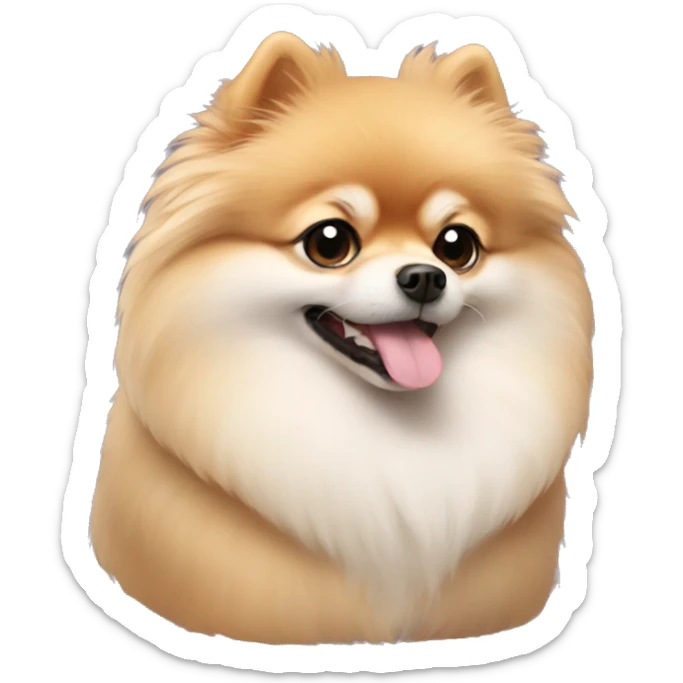 pomeranian  sticker