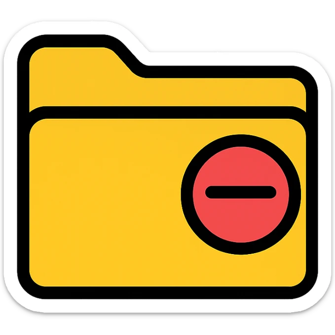 closed icon sticker