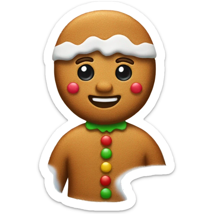 Gingerbread sticker
