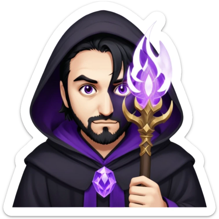 Obsidian Mage sticker