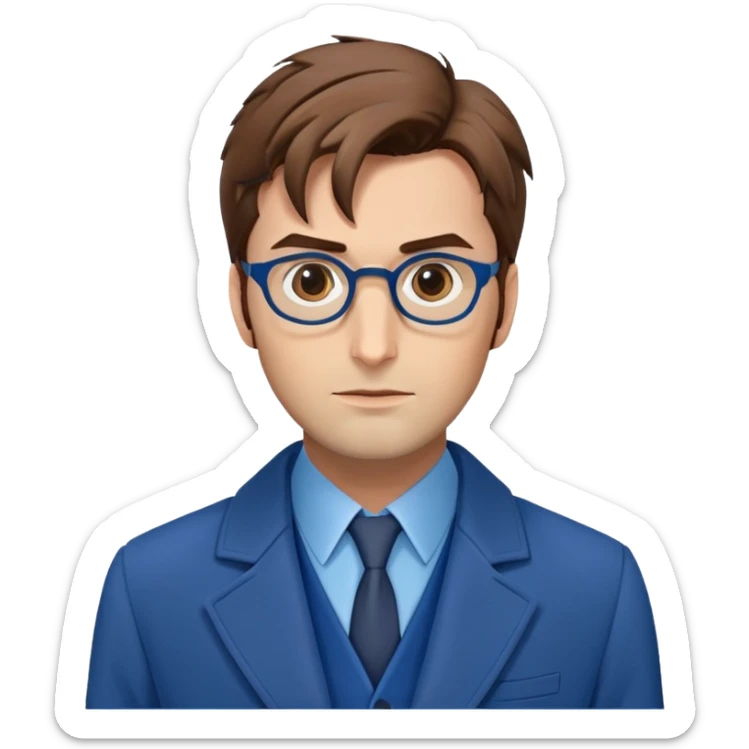Doctor Who from tv show doctor who tenth Doctor sticker