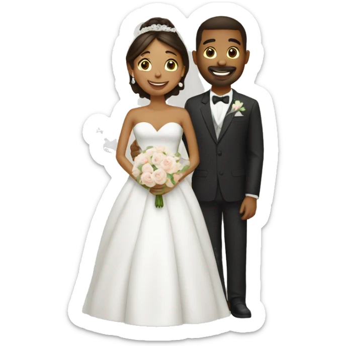 wedding sticker