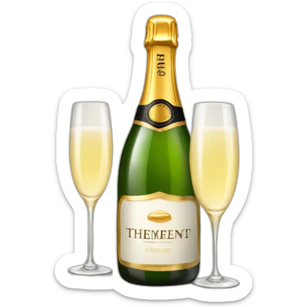 Champagne sticker