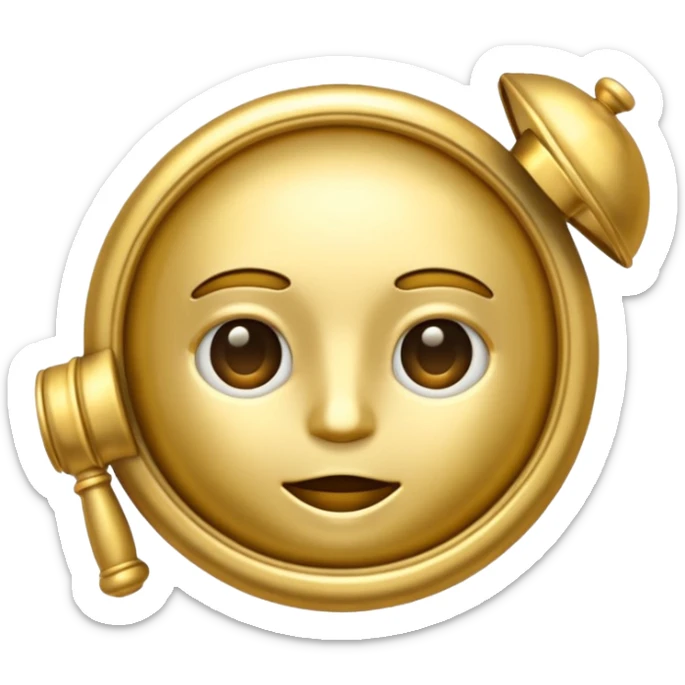 emoji of text "NEW" in times new roman font sticker