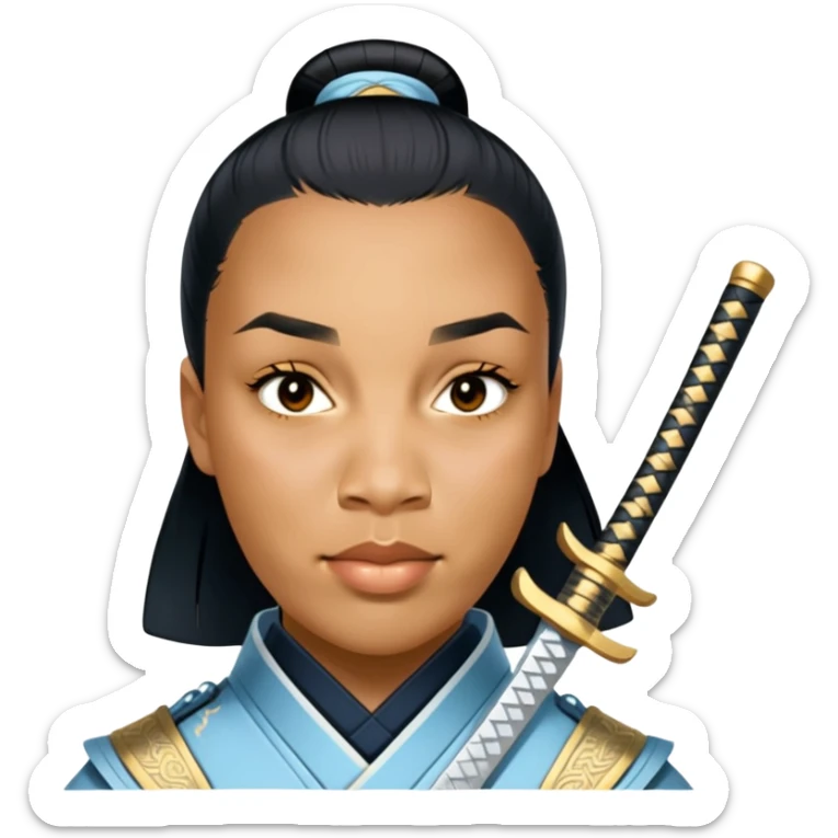 Elegant Samurai sticker