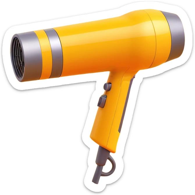 soft purple Dyson hair dryer sticker