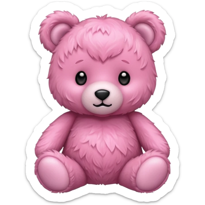 Osito rosa tierno  sticker