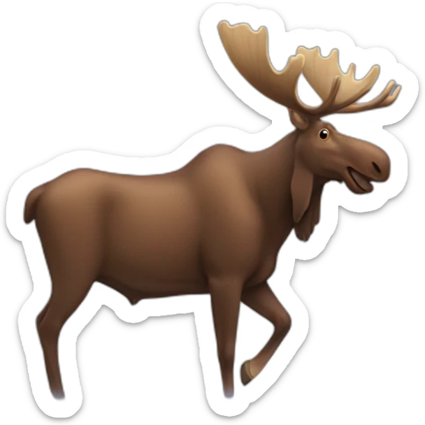 Moose sticker