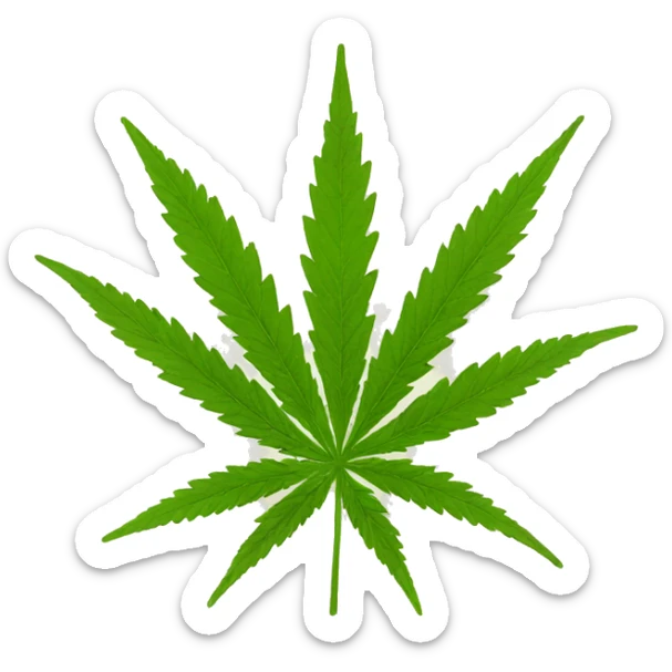 cannabis feliz sticker