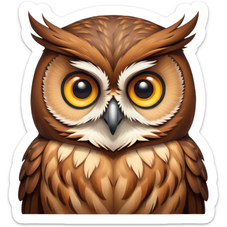 Owl sticker