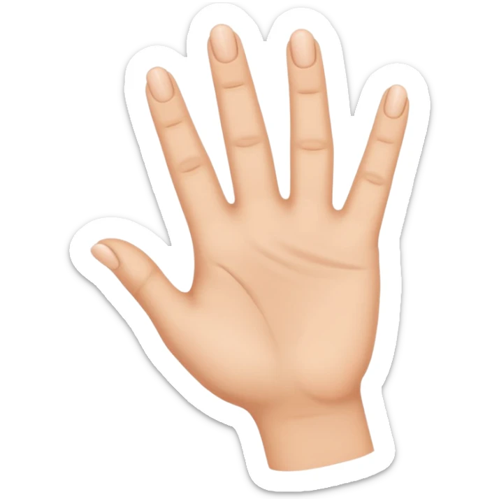 I want an emoji that looks like 🤌🏻👌🏻🤏🏻but i want that the the middle vinger touches the tumb and the other vingers dont. sticker