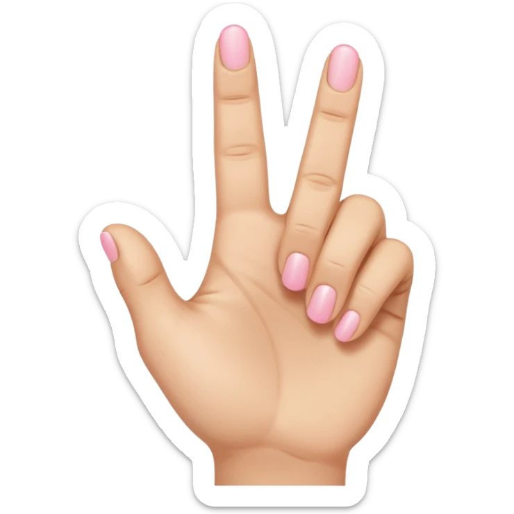 Like the middle finger flipping off emoji but with the pinky finger only (pinky finger flipping off) sticker