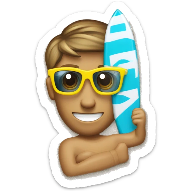 Do SCSC in a fun beach style it’s the initials of our new run club surf coast shuffle club a run club for beach lifeguard  sticker