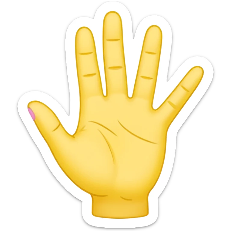“2D yellow pinky-promise emoji, bold outline, transparent 1024×1024.”
 sticker