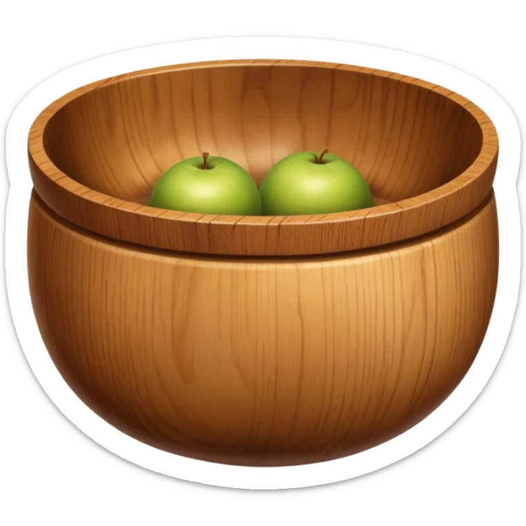 A Wooden Bowl sticker