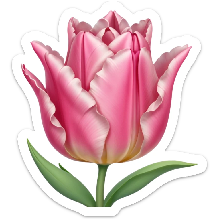 OMBRE BLUSH PINK TULIP sticker