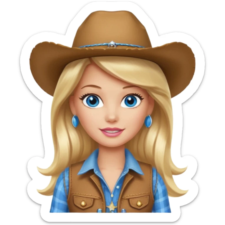 Barbie from the movie Disney Pixar's Toy Story  sticker