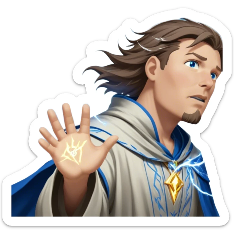 Storm Wizard sticker