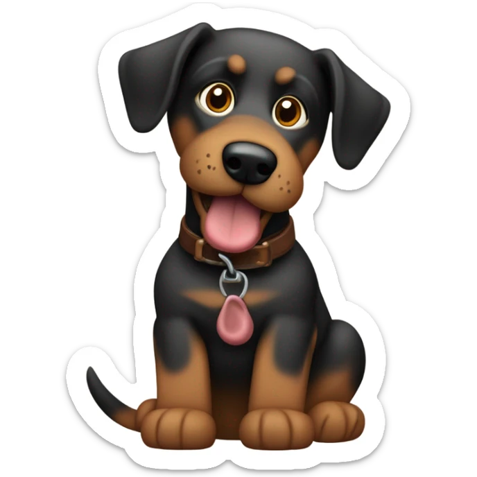 perro salchicha sticker