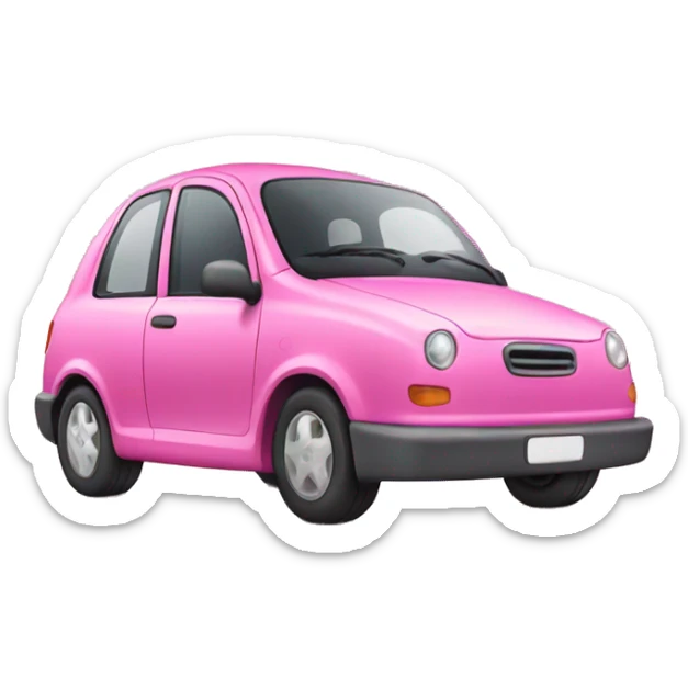 pink car sticker