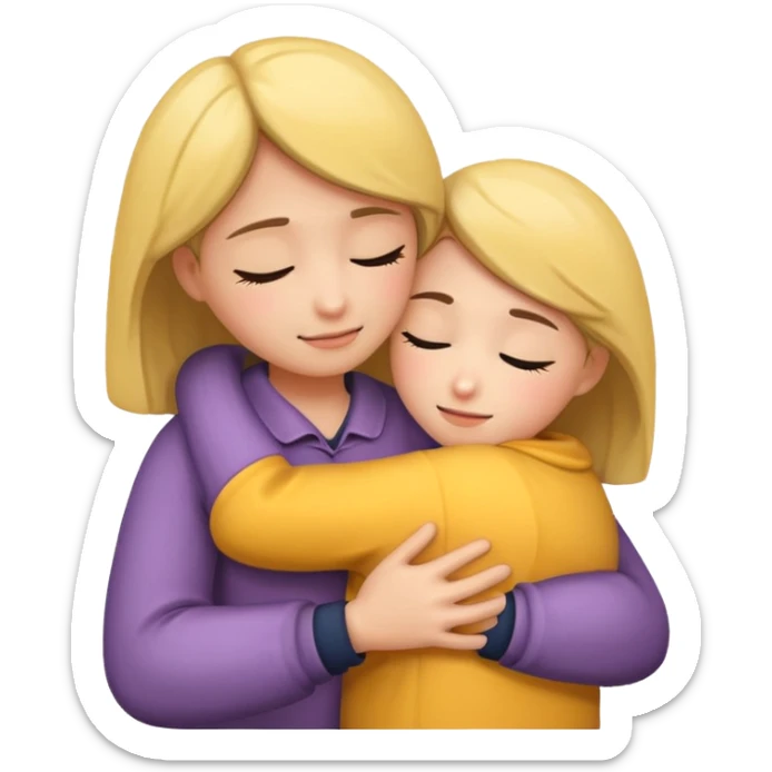 Hug sticker