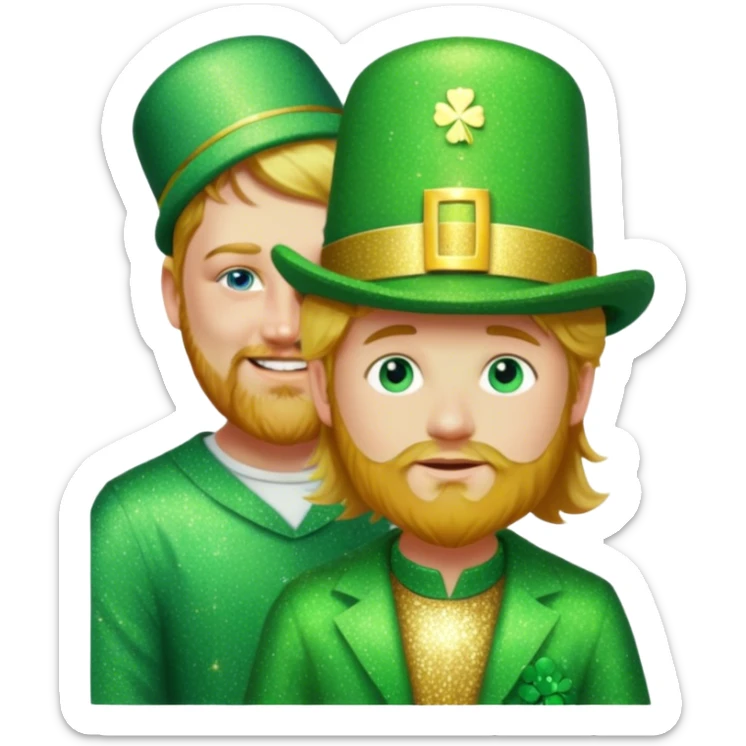 Sparkling Leprechaun sticker