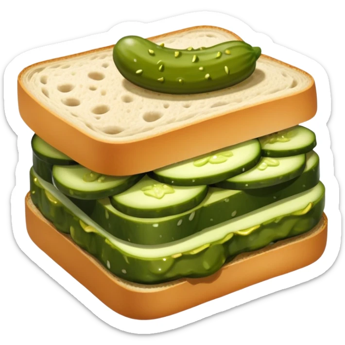pickle sandwich sticker